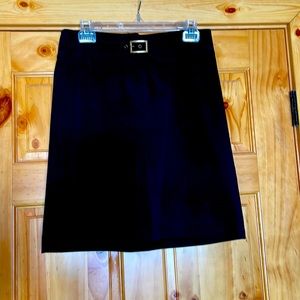 The Limited Skirt with Front Slit, Chocolate Brown size 8